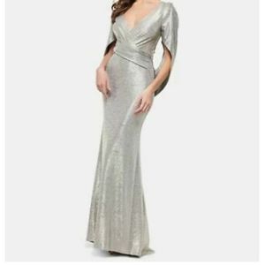 NWT Metallic Gown Betsy & Adam